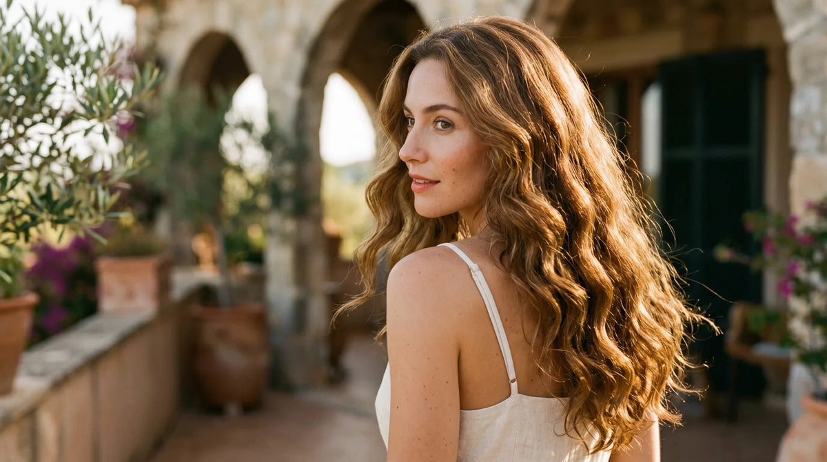 Xtresse collection — woman with long, wavy hair