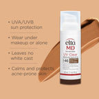 UV Clear Broad Spectrum SPF46 Deep Tinted