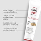 UV Physical Broad Spectrum SPF41 Tinted